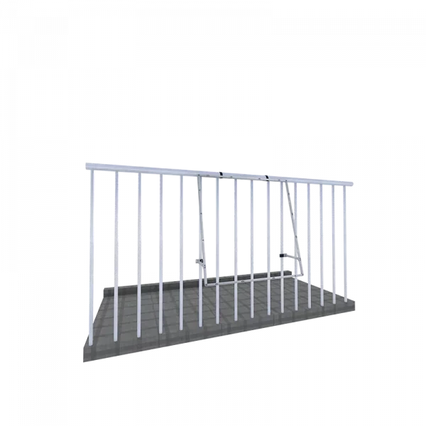 Solemio EasyFrame – Soporte de inclinación para los paneles Solemio Balcony - Imagen 7